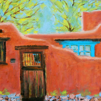 354x354 Original Oil Painting - Southwest Painting