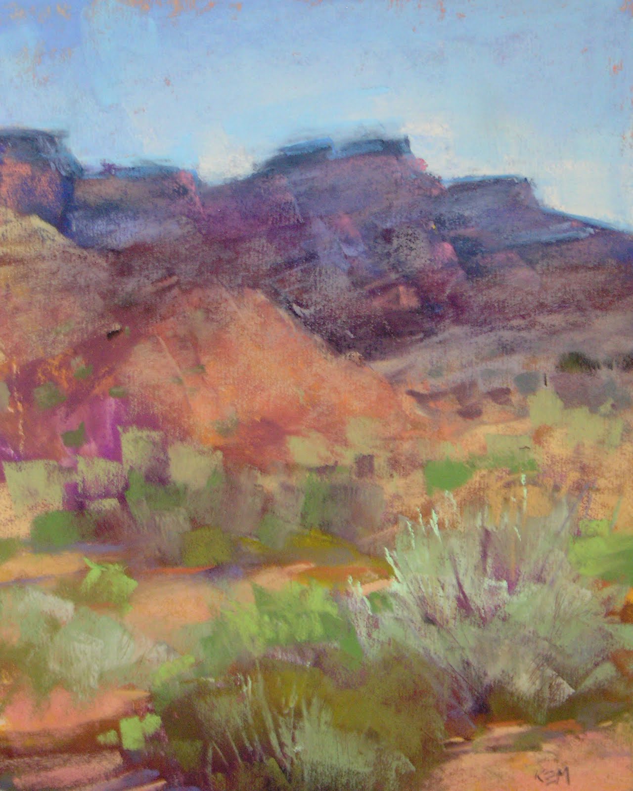 1280x1600 Painting My World Capturing The Colors Of The Southwest Pastel - Southwest Painting