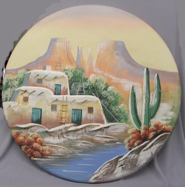 600x608 Original Southwestern Painting By Teresa - Southwestern Painting