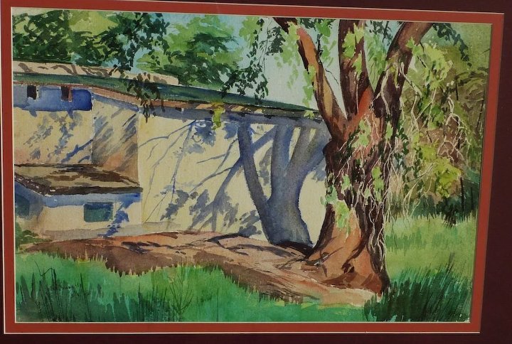 720x484 Southwestern American Art Watercolor Painting By New Mexico Artist - Southwestern Painting