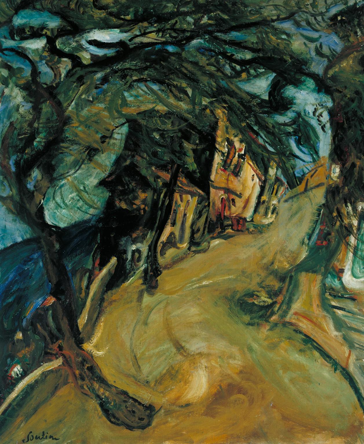 1257x1536 The Road Up The Hill', Soutine, C.1924 Tate - Soutine Painting