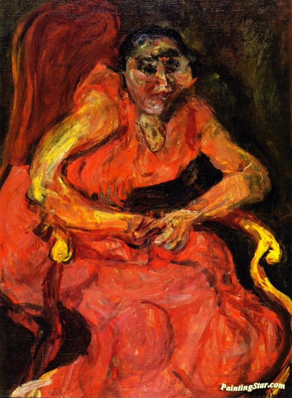 588x800 Woman In Pink Artwork By Chaim Soutine Oil Painting Amp Art Prints - Soutine Painting