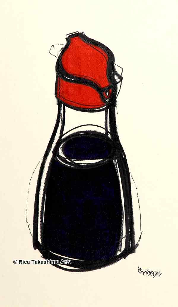 600x1030 Soy Sauce Food Paintings - Soy Sauce Painting