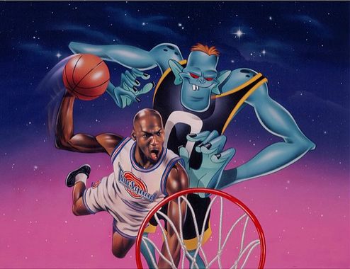 494x380 Best 114 Graphic Design - Space Jam Painting