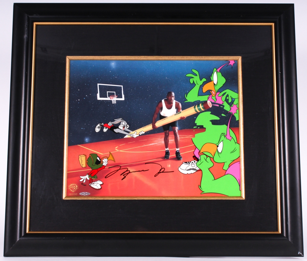 1000x851 Online Sports Memorabilia Auction Pristine Auction - Space Jam Painting