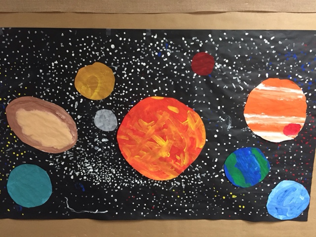 640x480 Inquiring Minds Mrs. Myers' Kindergarten Our Space Inquiry - Space Painting For Kids