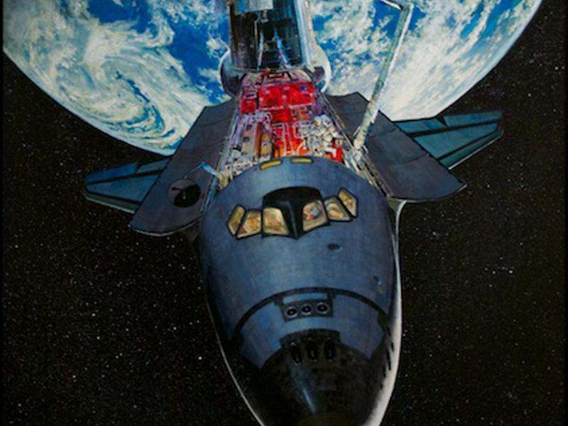 800x600 The Art Of Nasa Space Through The Eyes Of Andy Warhol, Norman - Space Rocket Painting