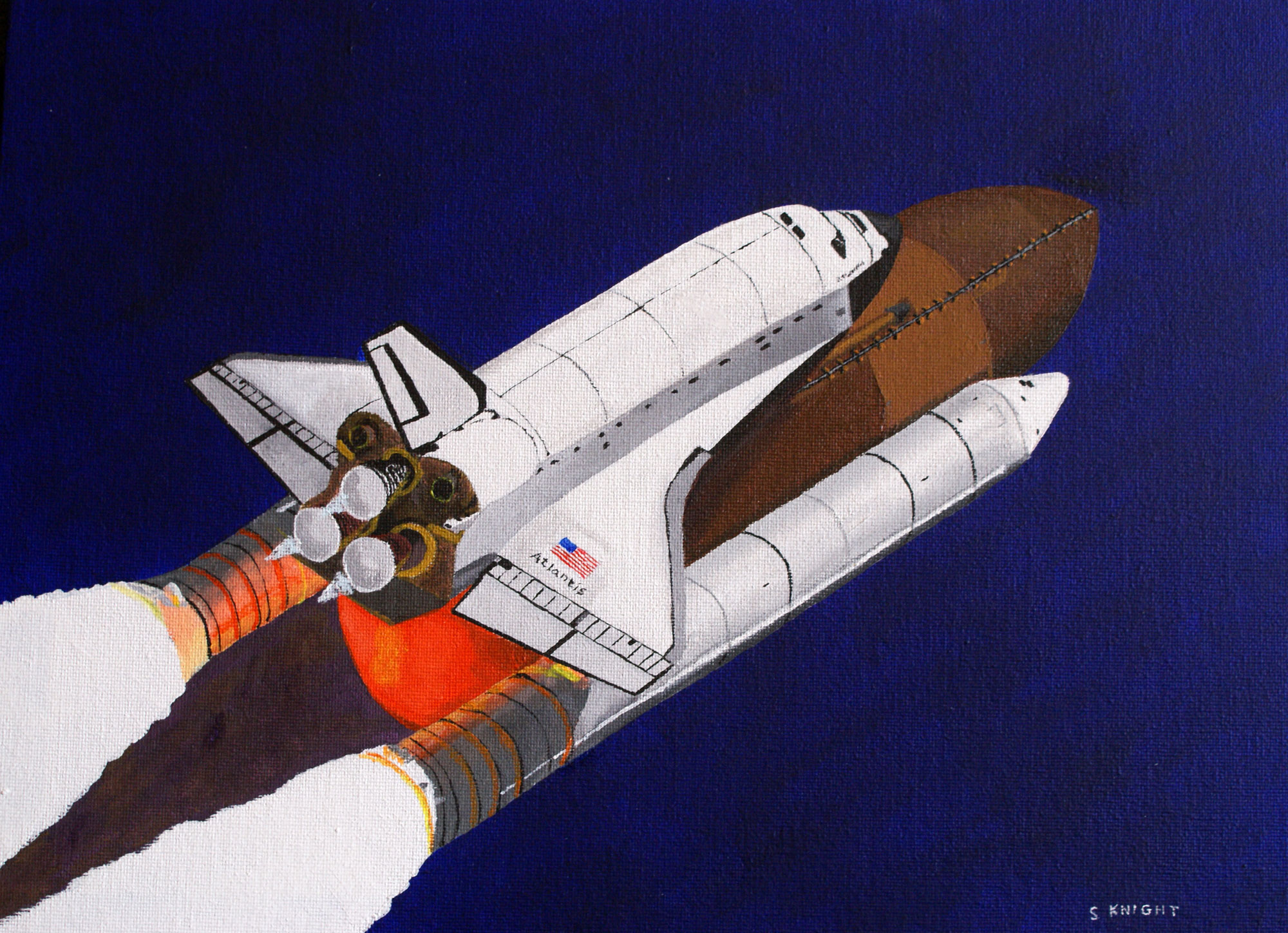 Space shuttle рисунок