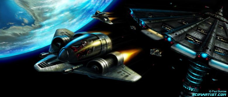 780x332 New Concept Art Painting - Spaceship Painting