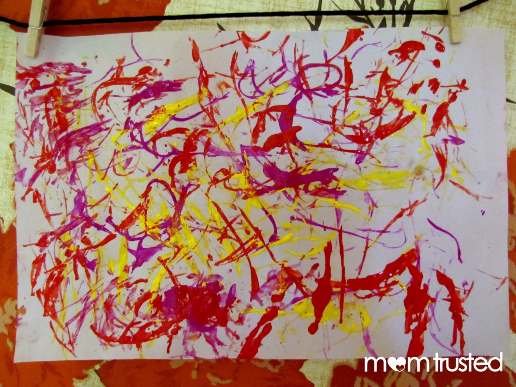 1024x768 Spaghetti Paintingpreschool Activities And Printables - Spaghetti Painting