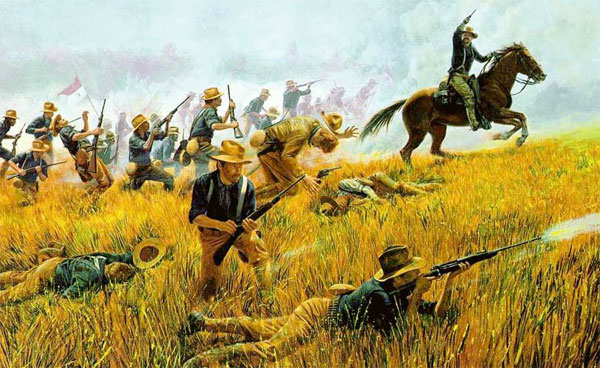 600x368 Second American War (King Of America) Alternative History - Spanish American War Painting