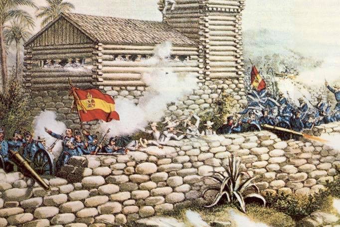 682x456 The Mad Monarchist The Spanish War With The United States - Spanish American War Painting