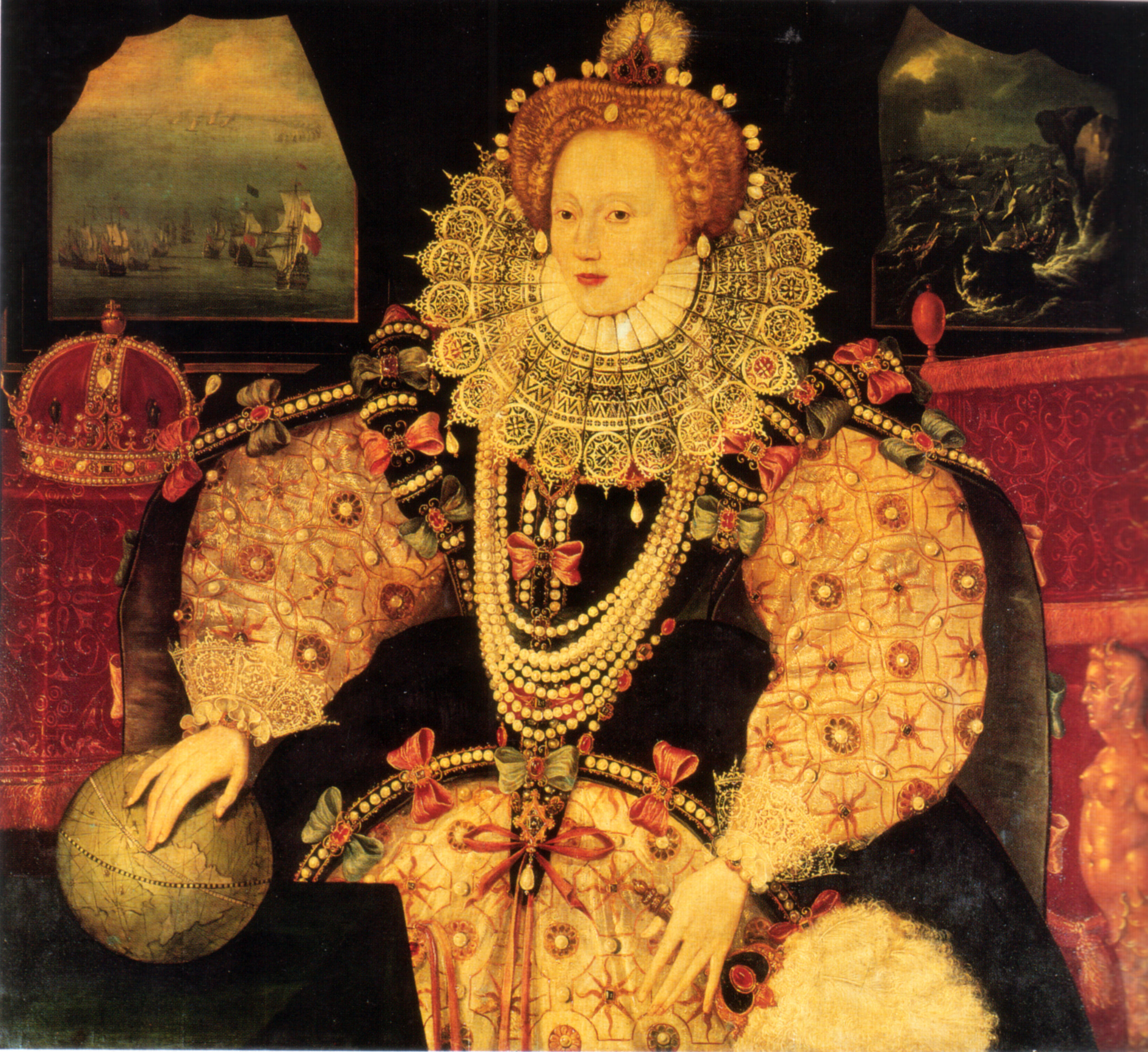 2984x2735 Elizabeth I, The Spanish Armada And The Art Of Painting Politics - Spanish Armada Painting