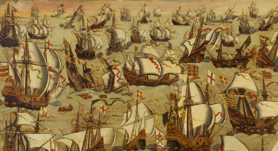 Spanish Armada Painting At PaintingValley Com Explore Collection Of   Spanish Armada Painting 13 