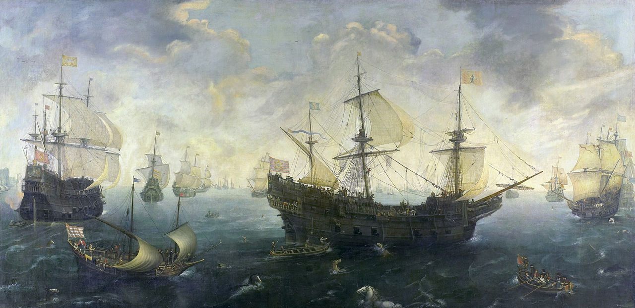 1280x622 The History Reader - Spanish Armada Painting