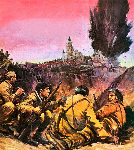 455x512 Spanish Civil War - Spanish Civil War Painting