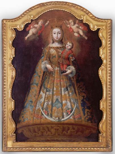 405x542 Power Amp Piety Spanish Colonial Art - Spanish Colonial Painting