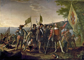 273x197 Famous Spanish Conquistadors - Spanish Conquistador Painting