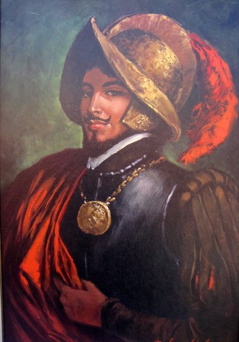 350x500 Sold God, Glory, And Gold Conquistador Print Signed By Artist - Spanish Conquistador Painting