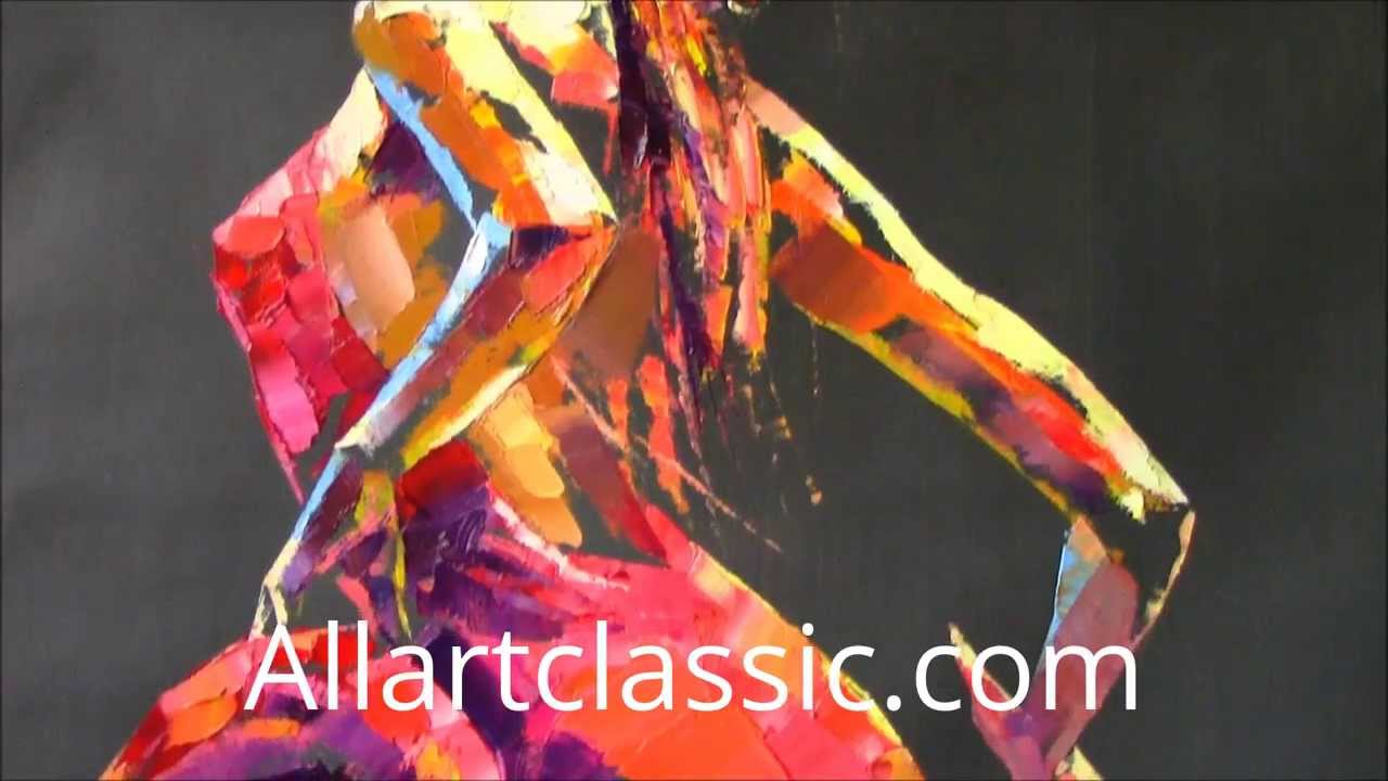 1280x720 Paintings Flamenco Dancer Painting - Spanish Flamenco Dancer Painting