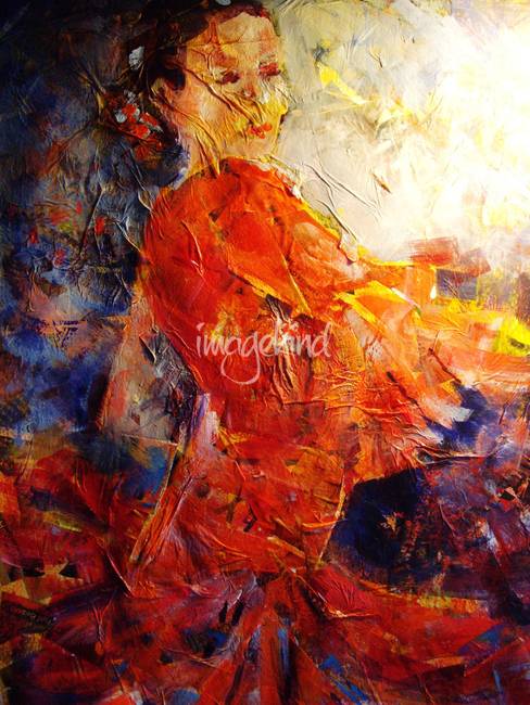 488x650 Fine Art Flamenco Painting Reproductions For Sale On Fine Art Prints - Spanish Flamenco Dancer Painting