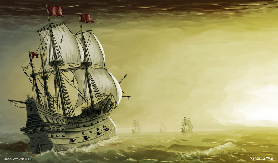 900x527 The Spanish Galleon By Alexis17 - Spanish Galleon Painting