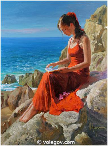 381x512 Spanish Landscape, Painting, - Spanish Girl Painting