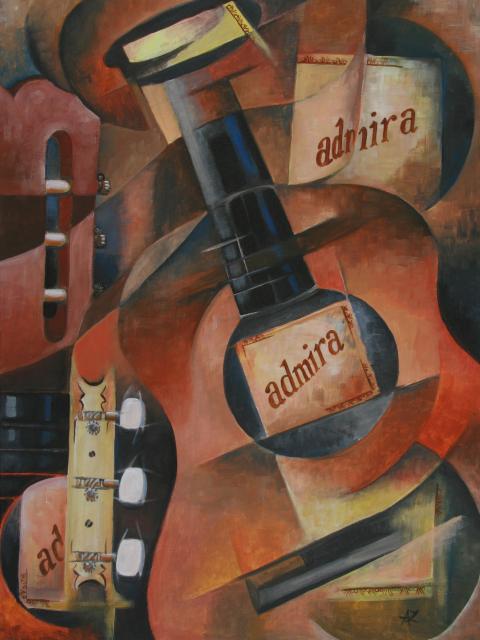 480x640 Amanda Zammit - Spanish Guitar Painting