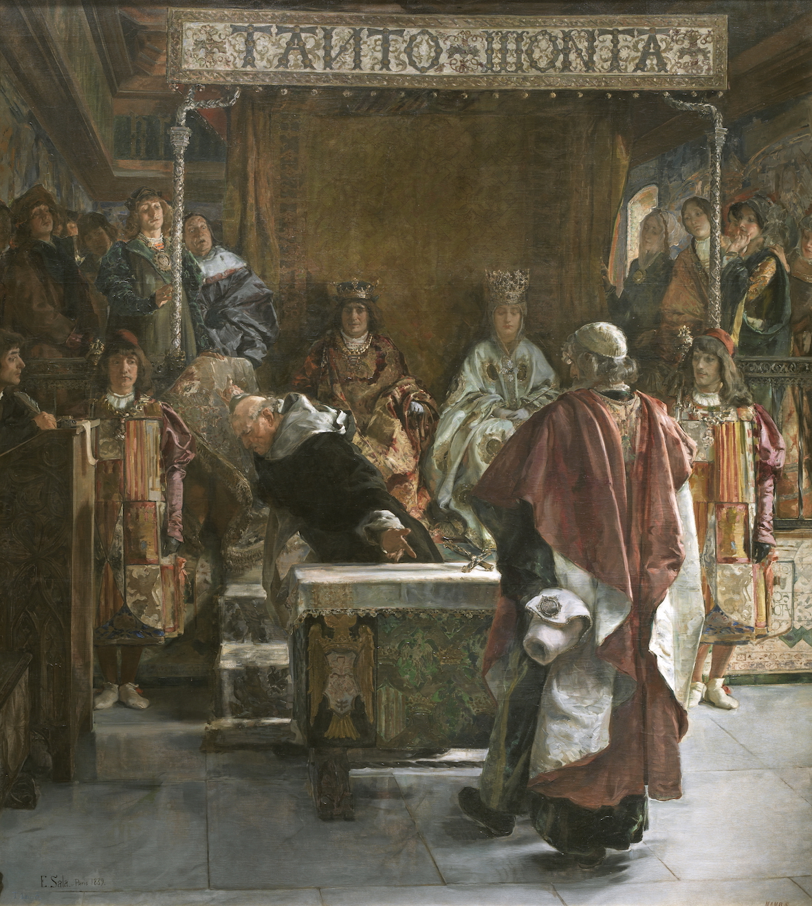 1181x1318 Forward) What Do You Do When You Come Face To Face - Spanish Inquisition Painting