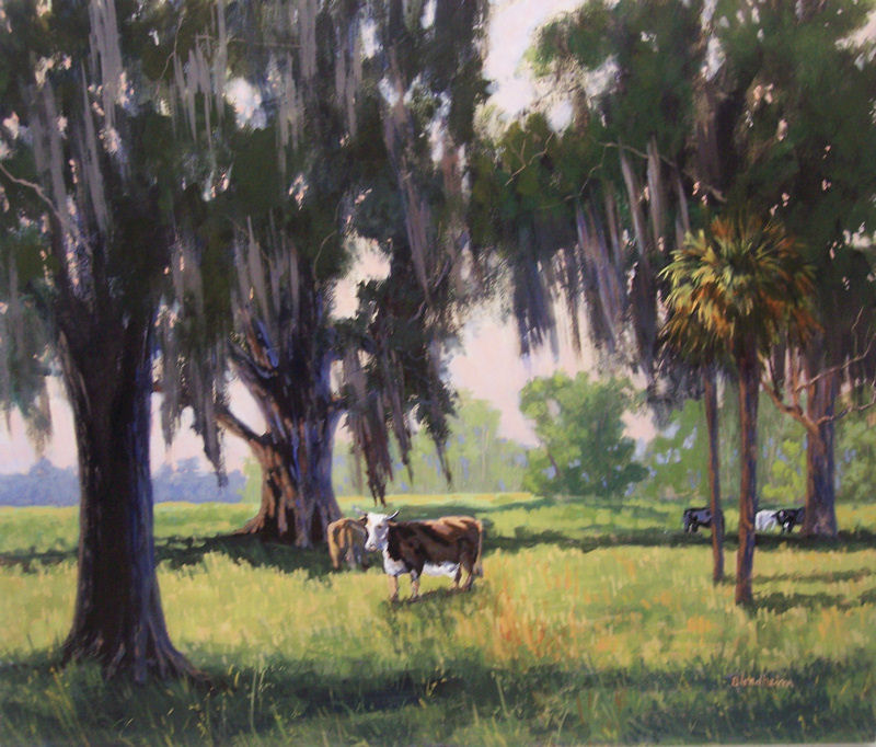 800x682 Tree Painter Painting Spanish Moss - Spanish Moss Painting