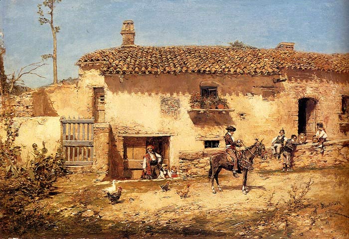 700x480 A Spanish Farm - Spanish Painting