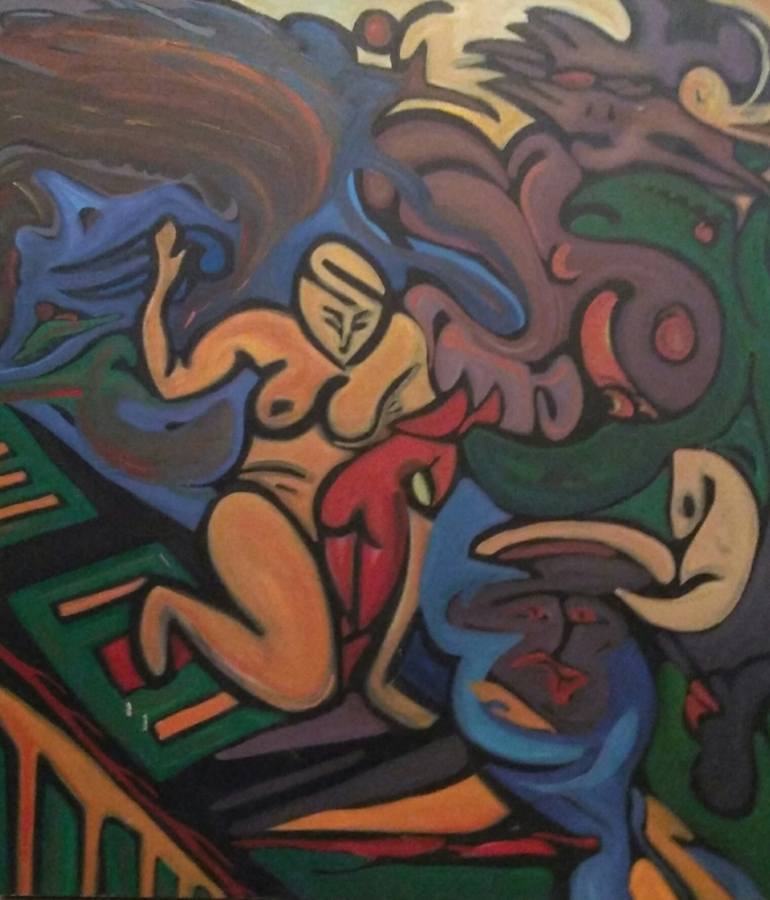 770x900 Saatchi Art The Spanking Painting By Melissa Glaze - Spanking Painting