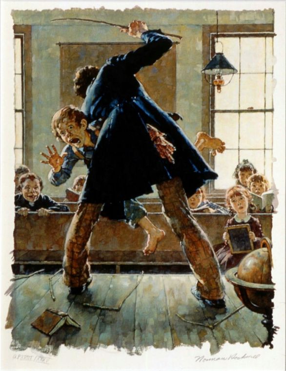 586x762 Spanking Is News. Can We Get Back To The Important Stuff Now - Spanking Painting