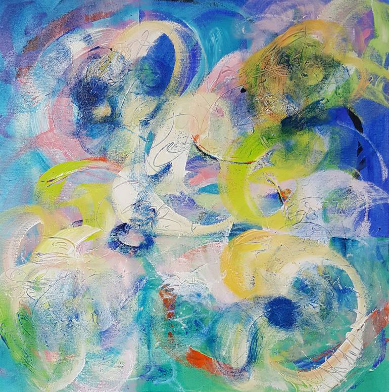 770x775 Saatchi Art Sparkle Painting By Jacqueline Doyle Allison - Sparkle Painting