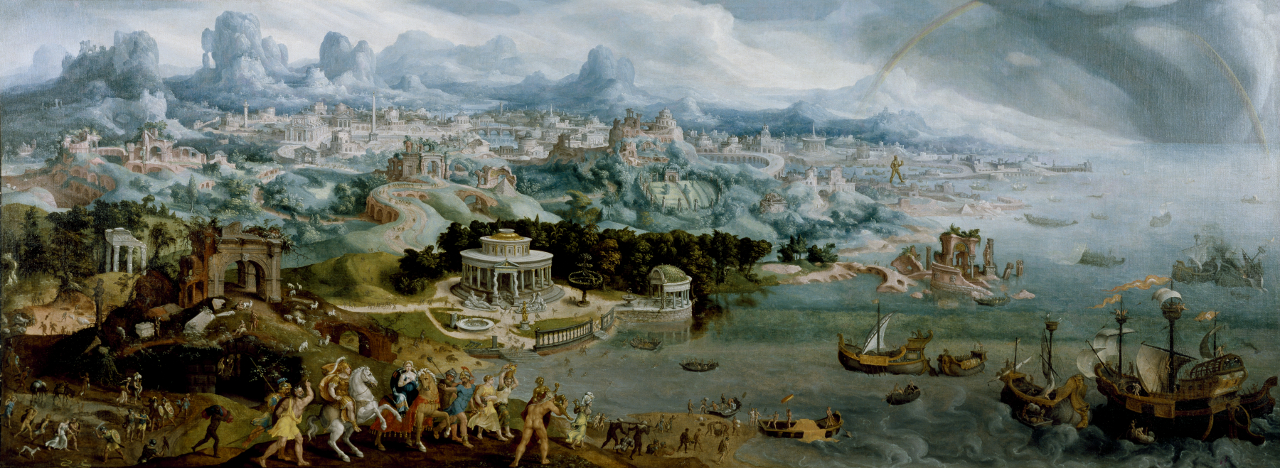 1800x659 Filemaerten Van Heemskerck - Sparta City Painting