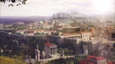 400x224 Myth Making Computer Graphics World - Sparta City Painting