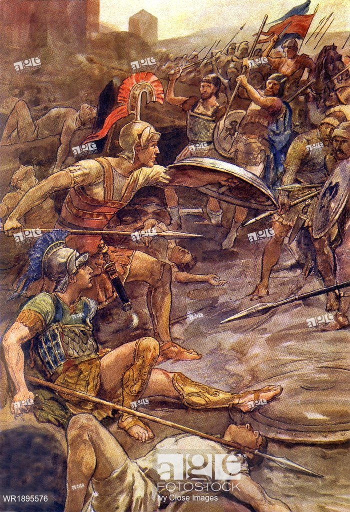 700x1025 Pelopidas (Died 364 B.c.) Was A Theban Statesman And General Who - Sparta City Painting