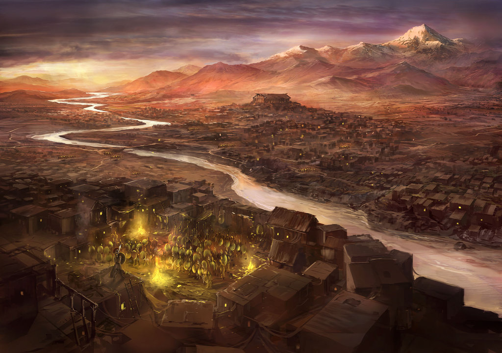 1024x720 Sparta By Jbrown67 - Sparta City Painting