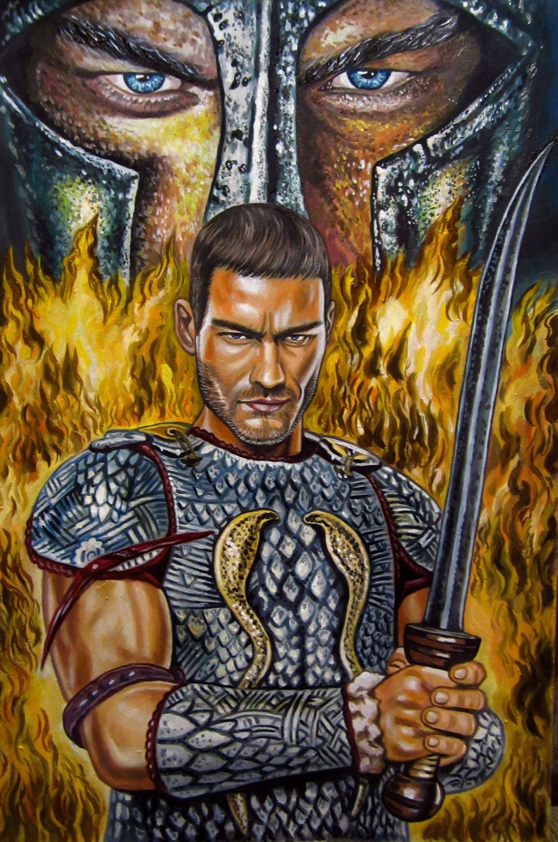 1772x2674 Artstation - Spartacus Painting