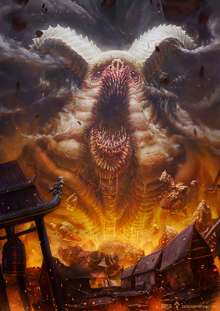 730x1033 Portfolio Design Spartan Art Digital, Digital Painting - Spartan Painting