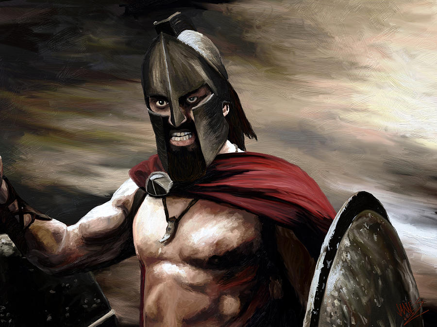 900x675 Spartan Painting By James Shepherd - Spartan Painting