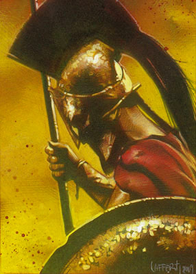 286x400 Spartan By Jefflafferty - Spartan Painting