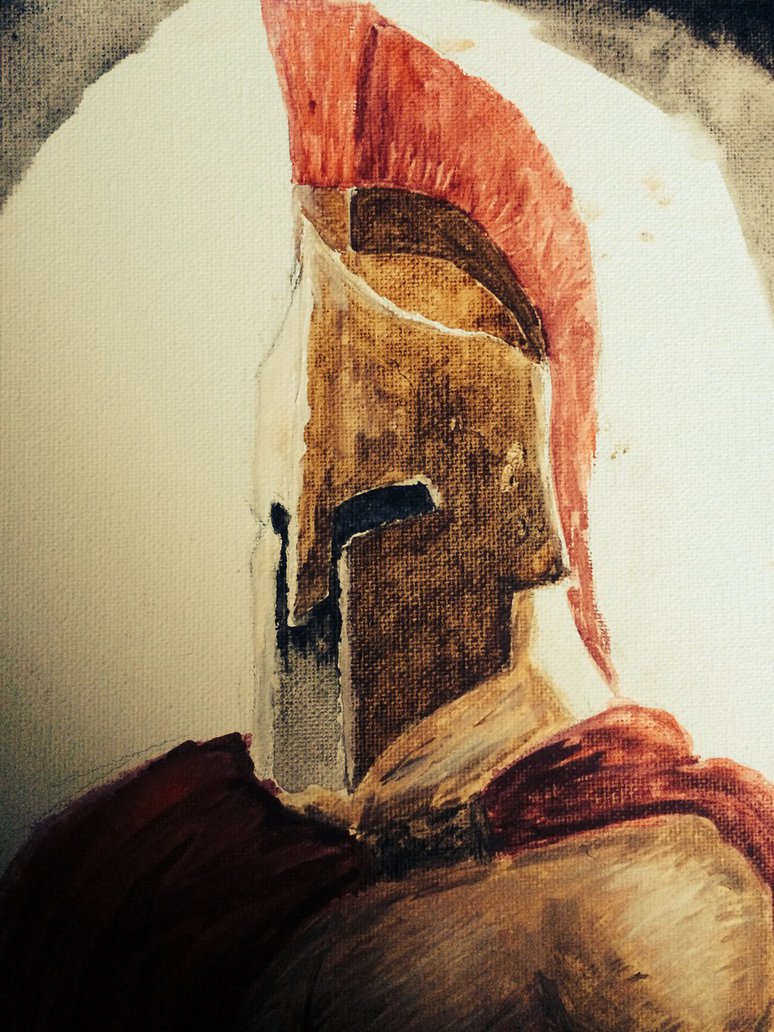 774x1032 Spartan Painting By Pyrdrakos - Spartan Painting