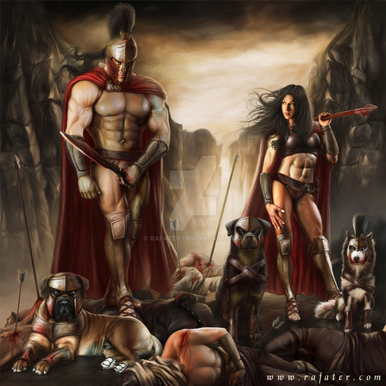 1280x1280 Spartan Warriors - Spartan Painting