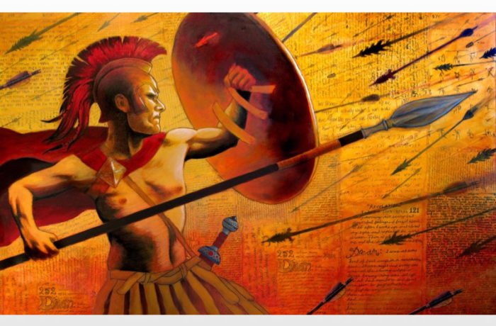 700x460 Spartan Warrior Brian Macgregor Gallery - Spartan Warrior Painting