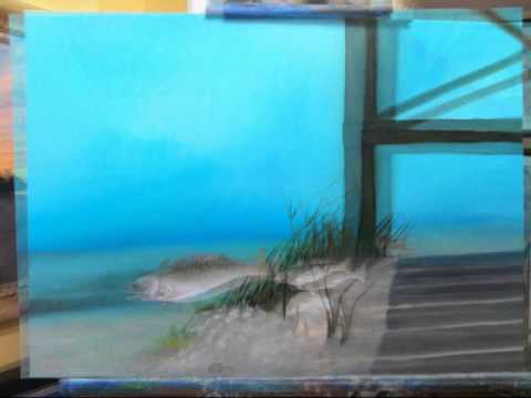 480x360 Creating A Speckled Trout Painting - Speckled Trout Painting