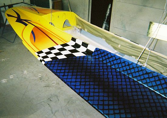 550x388 Glen L Tunnel Mite Speed Boat 2 - Speed Boat Painting