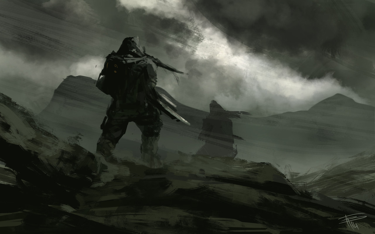 1280x800 Soldiers In The Mountain Speed Painting 1h By Thomas Bignon - Speed Painting