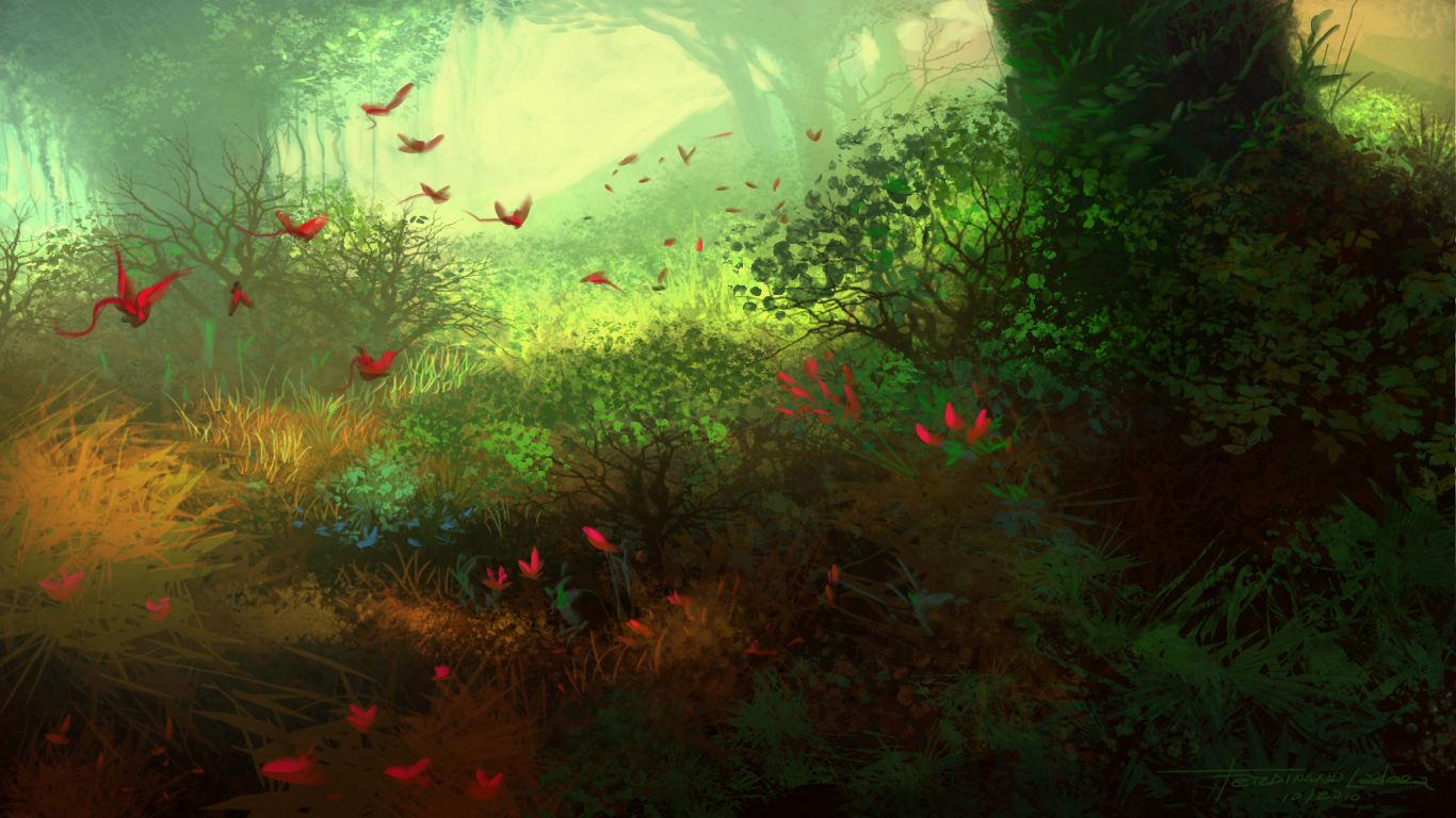 1366x768 The Art Of Digitalhadz Speedpainting - Speed Painting