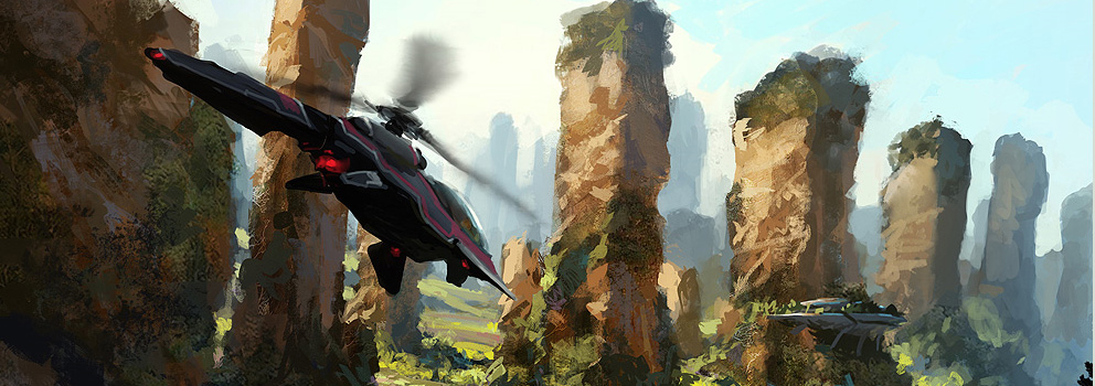 992x350 Digital Art Gallery - Speed Painting